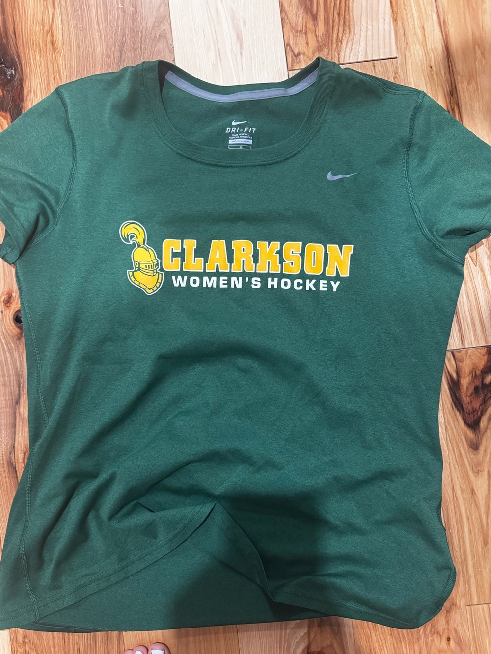 Nike Green Clarkson Women's Hockey Short Sleeve Tee